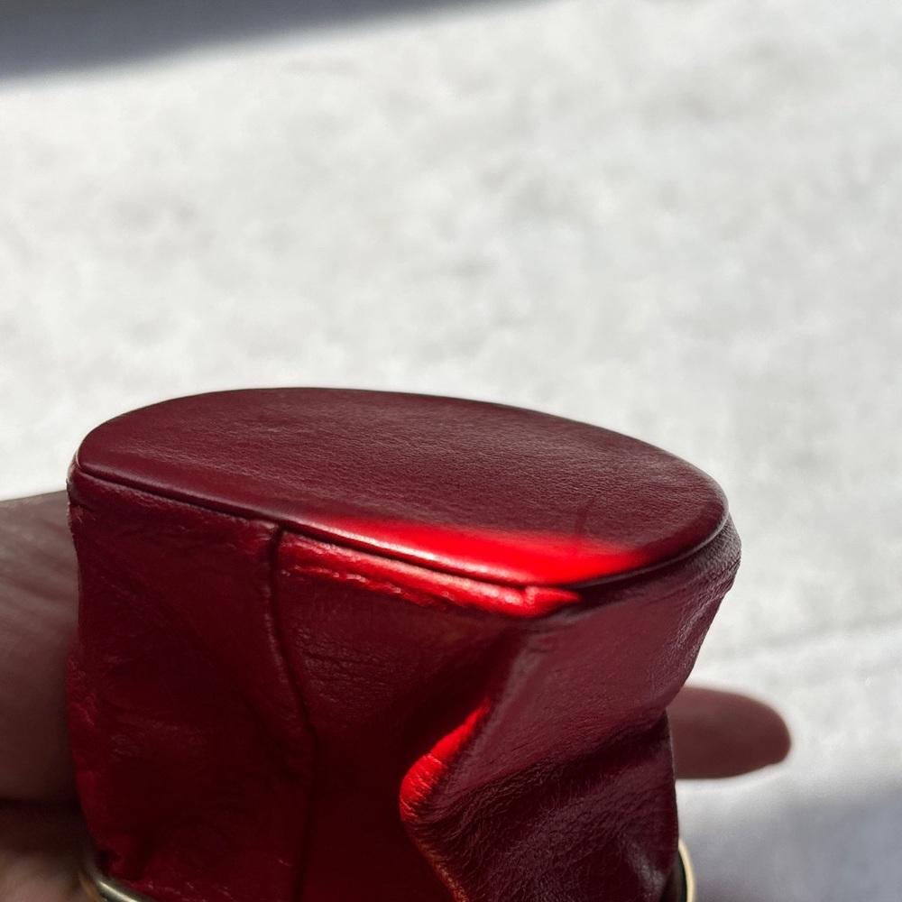 Dior Red and Gold Women's Jewelry Storage bag Vintage EUC - Picture 9 of 16